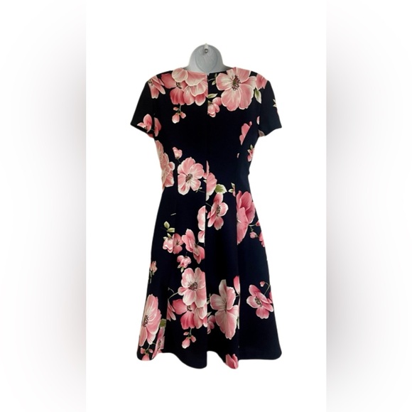 Eliza J. Fit & Flare Bold Floral Print Dress - Picture 3 of 6